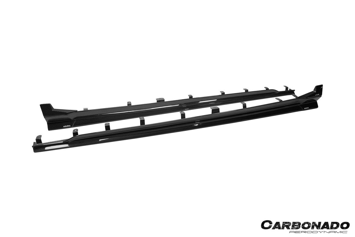 2020-2025 BMW X6M F96   G06 X6  AD Style Dry Carbon Fiber Side Skirts