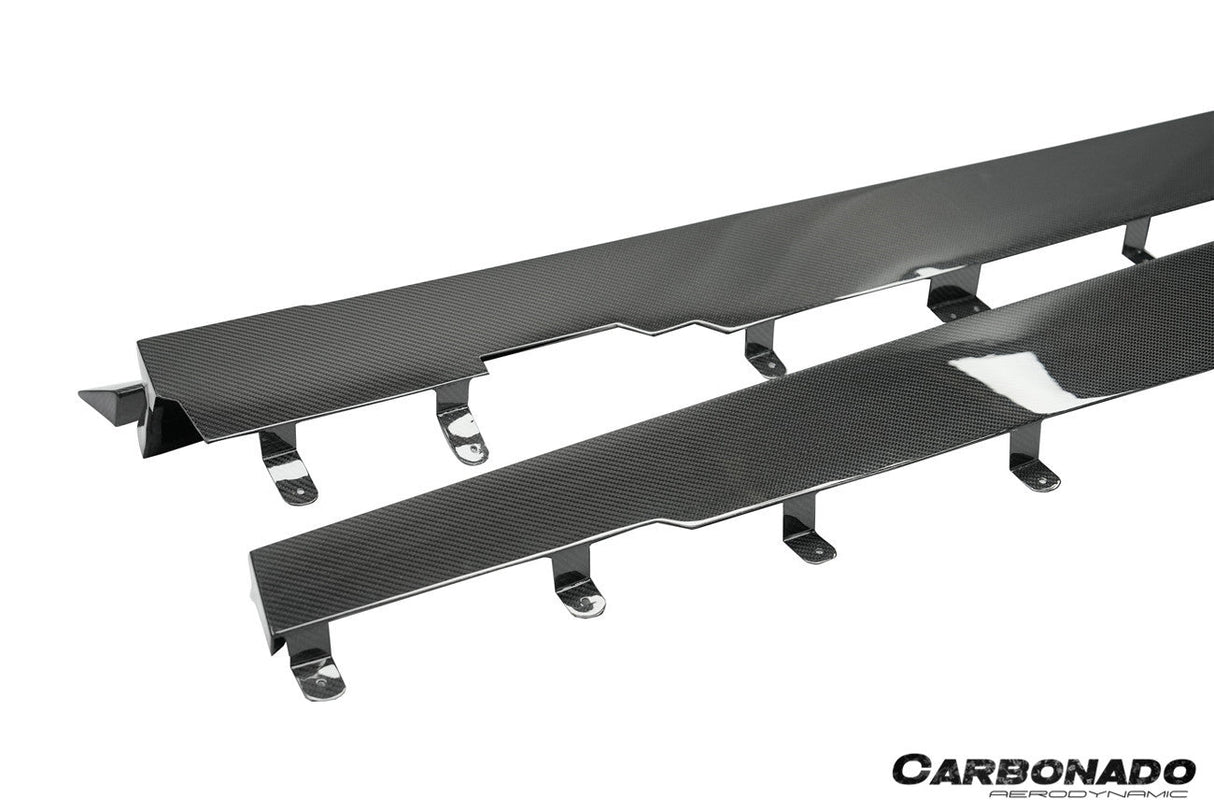 2020-2025 BMW X6M F96   G06 X6  AD Style Dry Carbon Fiber Side Skirts