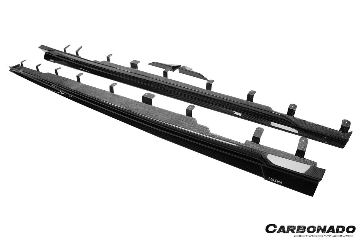 2020-2025 BMW X6M F96   G06 X6  AD Style Dry Carbon Fiber Side Skirts