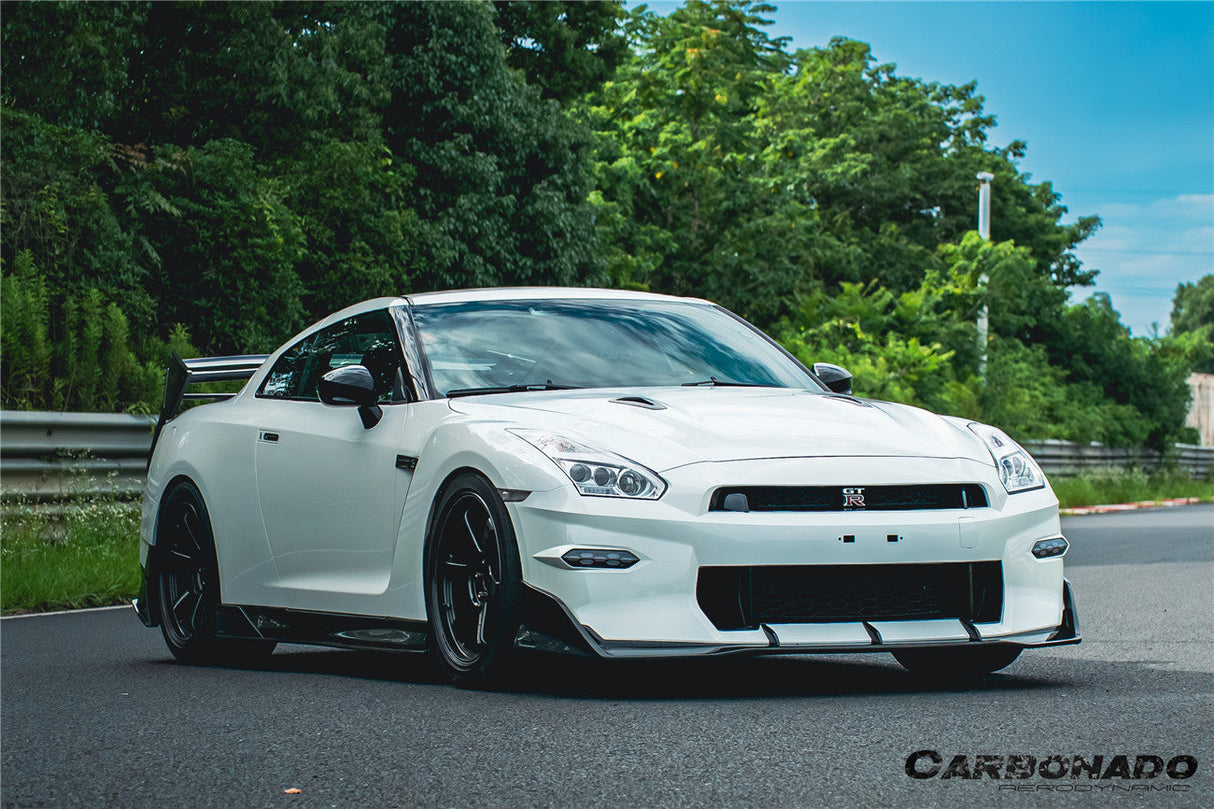 2007-2025 Nissan GTR R35 CBA DBA EBA VS Style Carbon Fiber Side Skirts