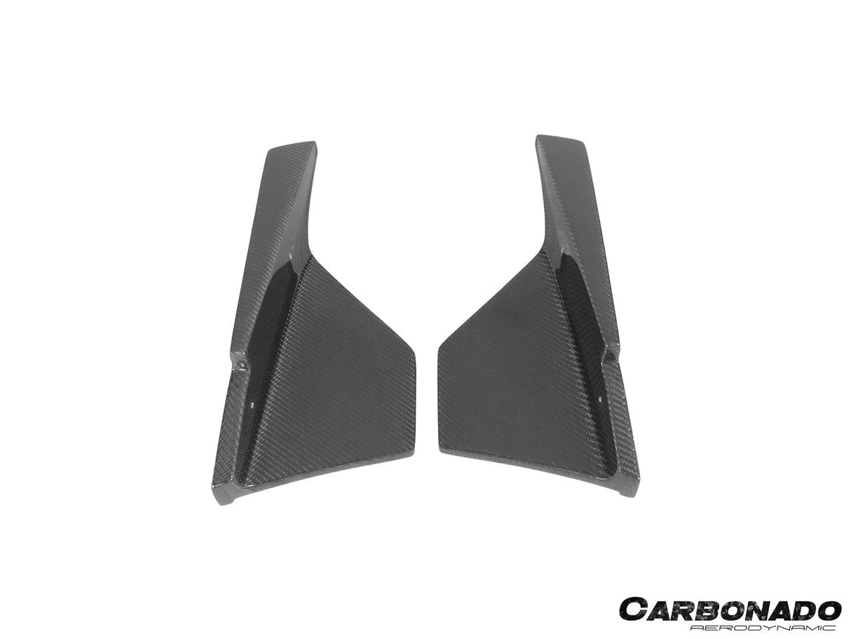 2023-2025 Nissan GTR R35 VS Style Carbon Fiber Rear Bumper Corner Splitter Lip caps