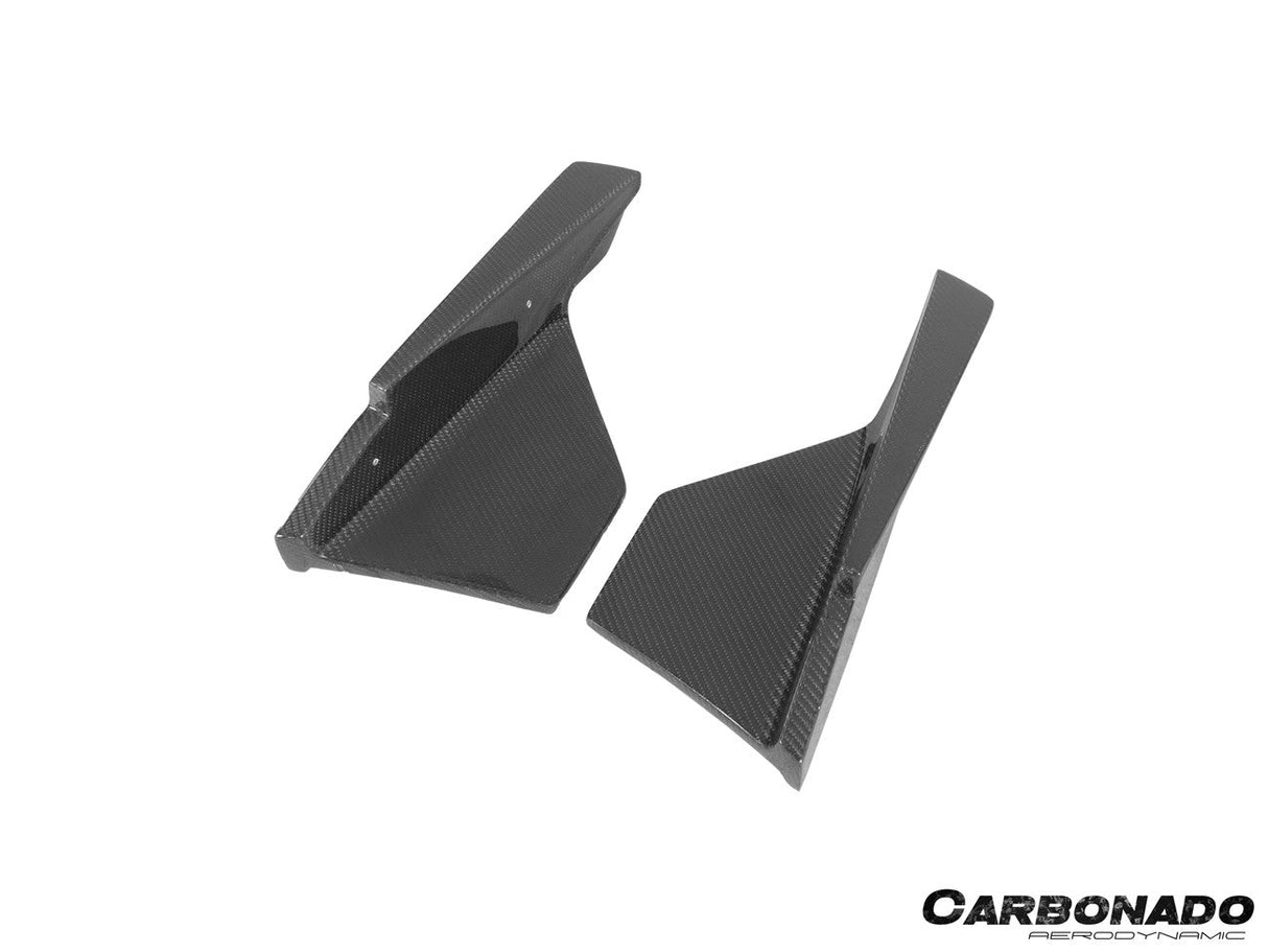 2023-2025 Nissan GTR R35 VS Style Carbon Fiber Rear Bumper Corner Splitter Lip caps