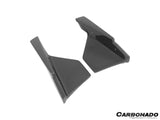 2023-2025 Nissan GTR R35 VS Style Carbon Fiber Rear Bumper Corner Splitter Lip caps