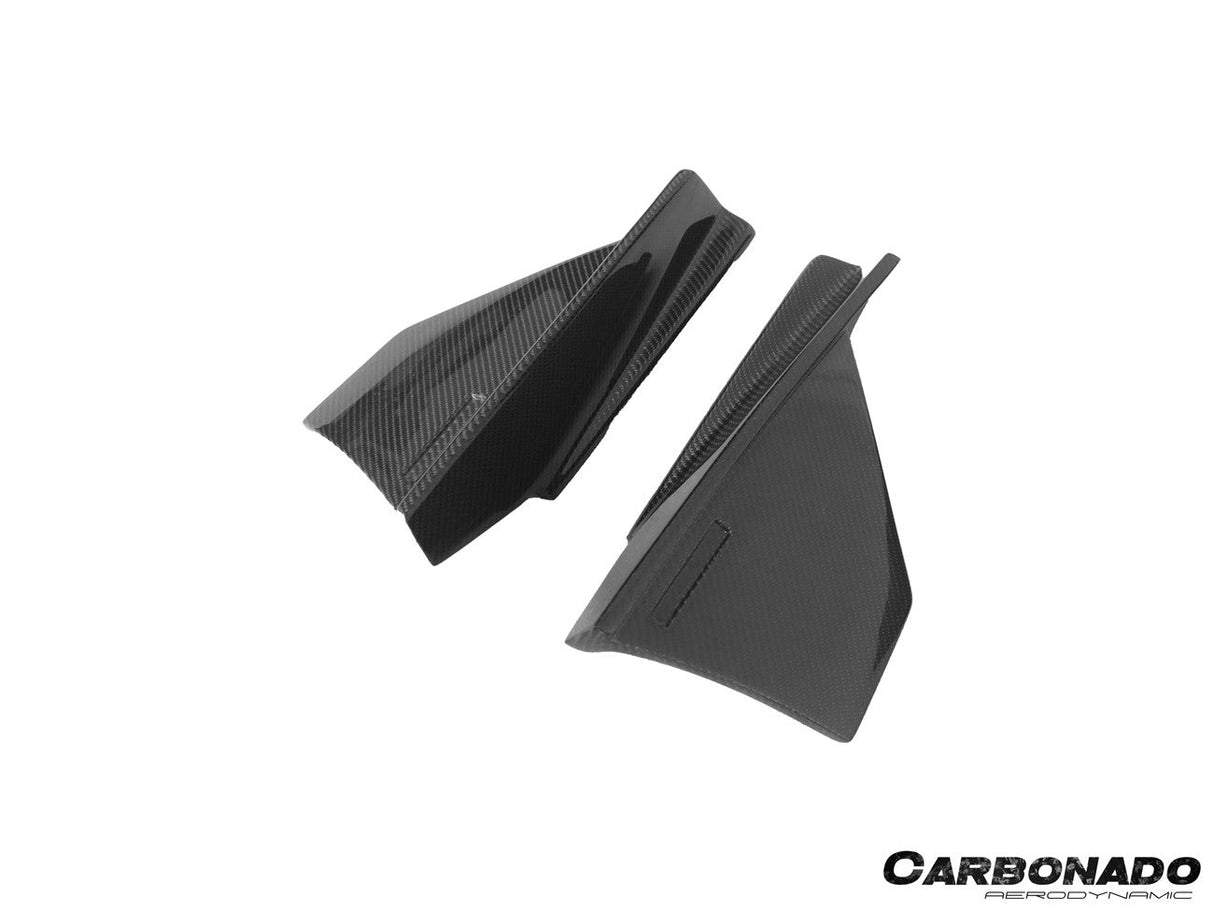 2023-2025 Nissan GTR R35 VS Style Carbon Fiber Rear Bumper Corner Splitter Lip caps