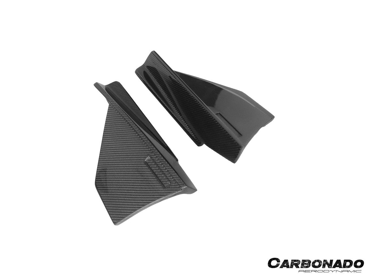 2023-2025 Nissan GTR R35 VS Style Carbon Fiber Rear Bumper Corner Splitter Lip caps