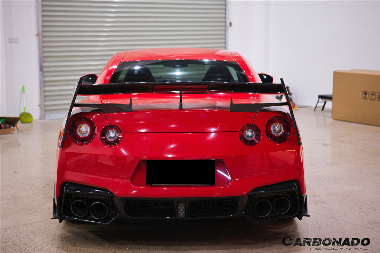 2007-2025 Nissan GTR R35 CBA DBA EBA VS Style Carbon Fiber Trunk Wing Spoiler