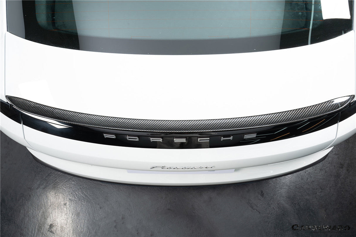 2024-2025 Porsche Panamera 976 KDA Style Dry Carbon Fiber Trunk Spoiler (Can not fit Original Segmented wing)