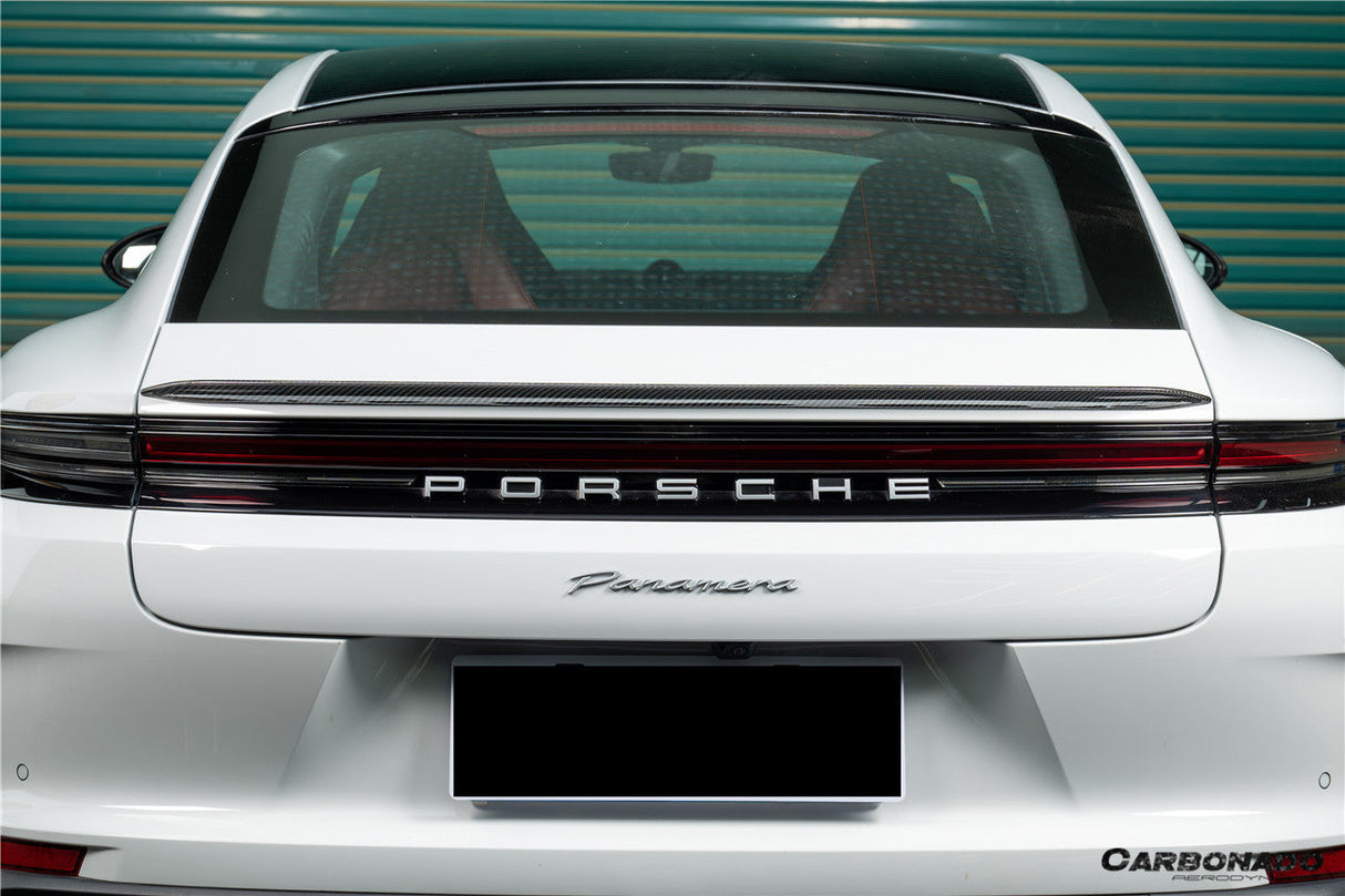 2024-2025 Porsche Panamera 976 KDA Style Dry Carbon Fiber Trunk Spoiler (Can not fit Original Segmented wing)