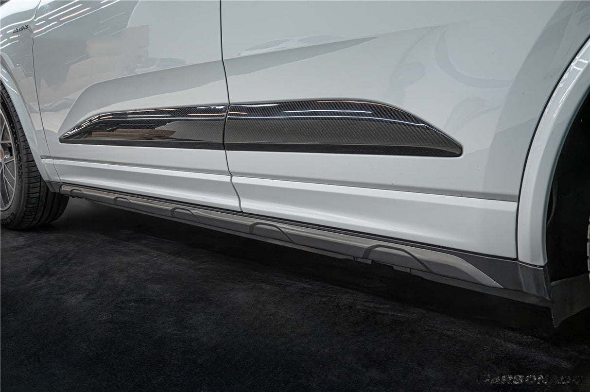 2024-2026 Porsche Macan Electric 95C OE Style Autoclave Carbon Fiber Door Trims | Fits EV 4, 4S, Turbo, GTS