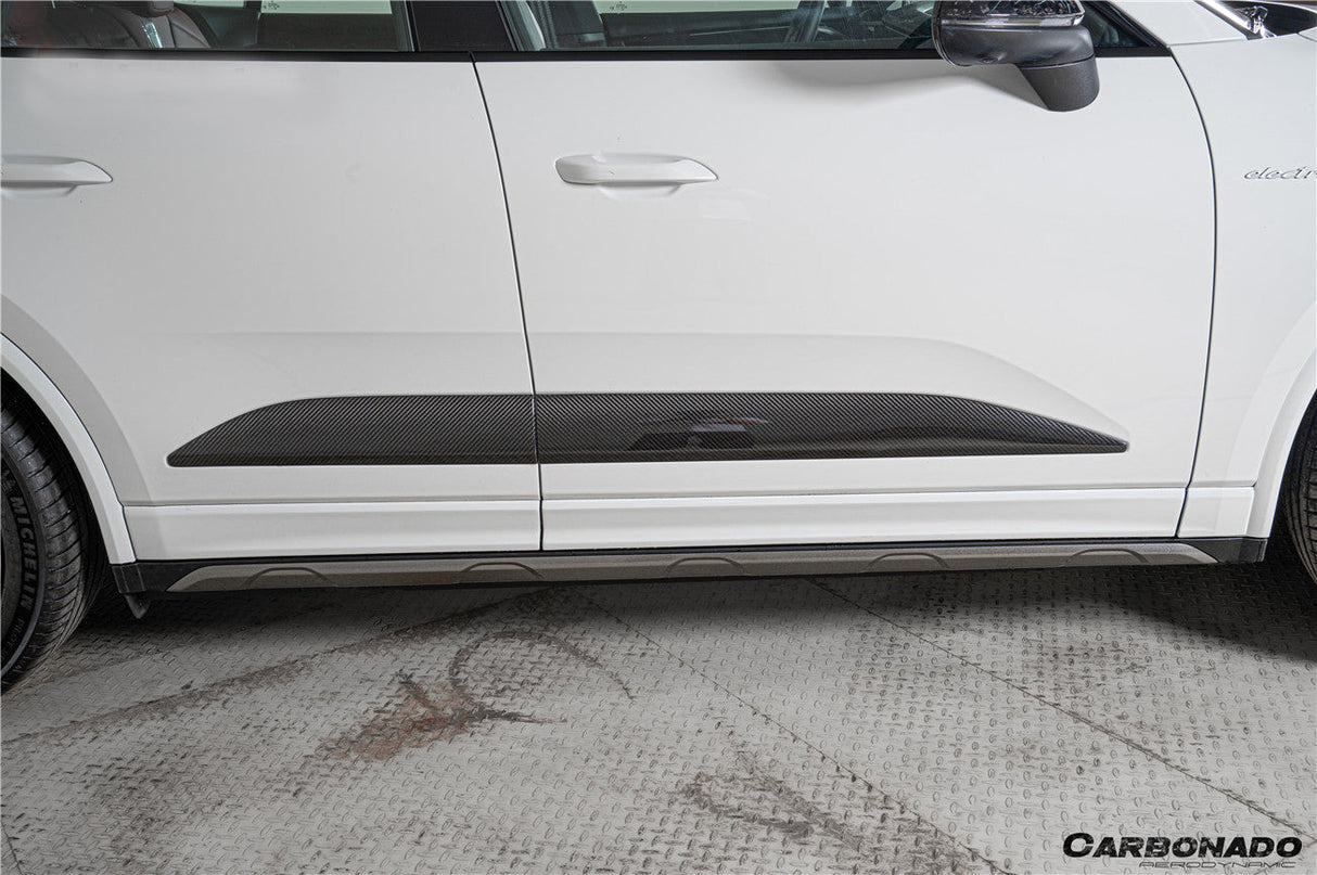 2024-2026 Porsche Macan Electric 95C OE Style Autoclave Carbon Fiber Door Trims | Fits EV 4, 4S, Turbo, GTS