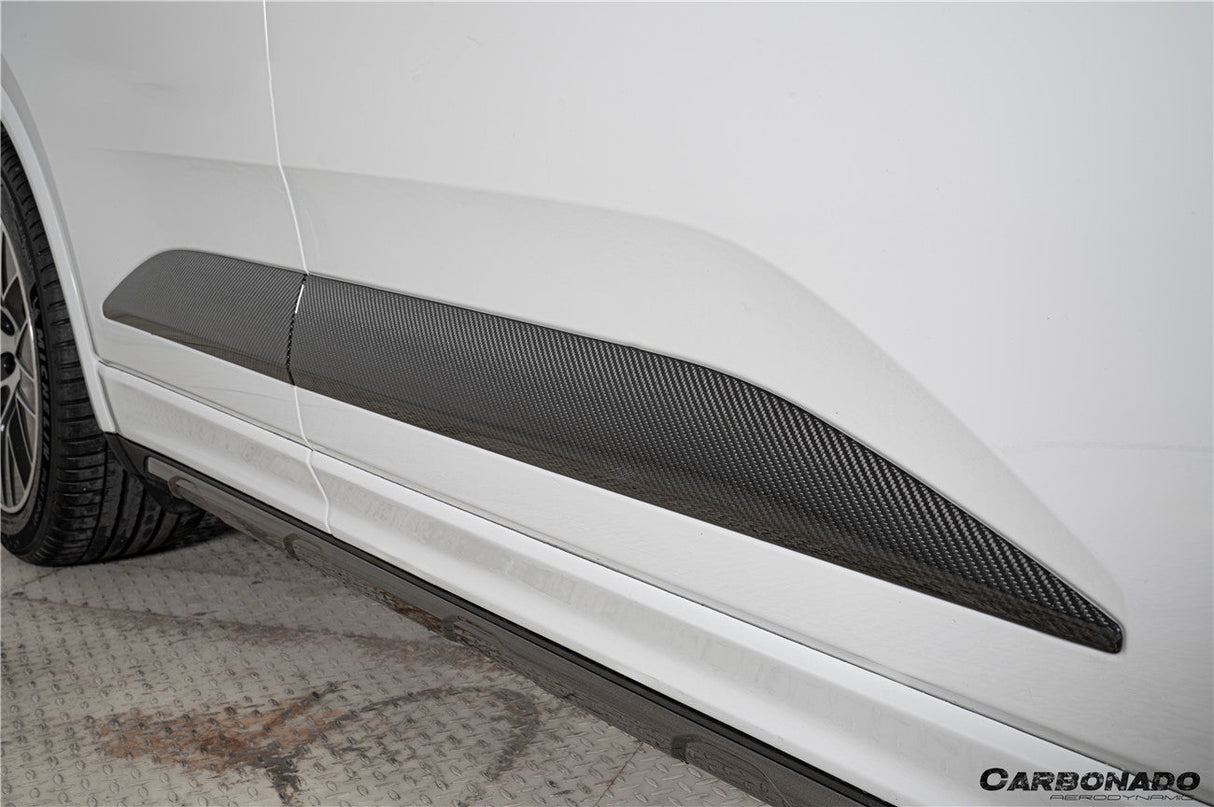 2024-2026 Porsche Macan Electric 95C OE Style Autoclave Carbon Fiber Door Trims | Fits EV 4, 4S, Turbo, GTS