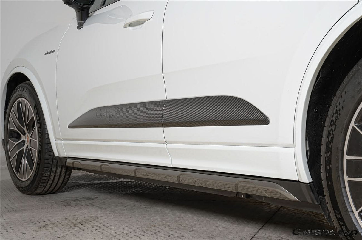 2024-2026 Porsche Macan Electric 95C OE Style Autoclave Carbon Fiber Door Trims | Fits EV 4, 4S, Turbo, GTS