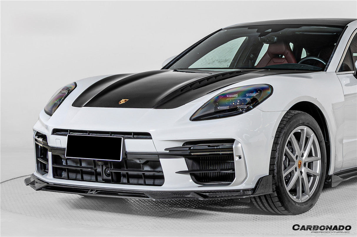2024-UP Porsche Panamera 976  Autoclave Carbon Fiber Hood Carbonado (TP) Fits: S, 4, 4S, GTS, Turbo, E-Hybrid,
