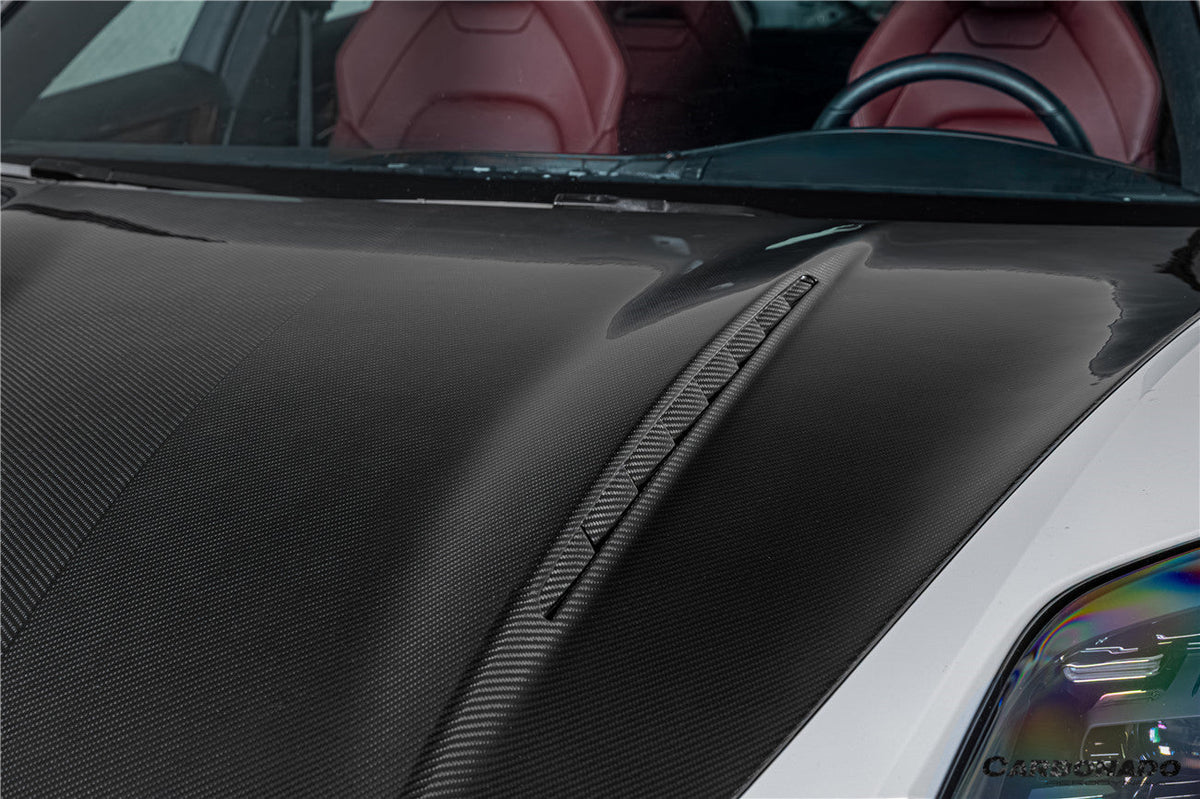2024-UP Porsche Panamera 976  Autoclave Carbon Fiber Hood Carbonado (TP) Fits: S, 4, 4S, GTS, Turbo, E-Hybrid,