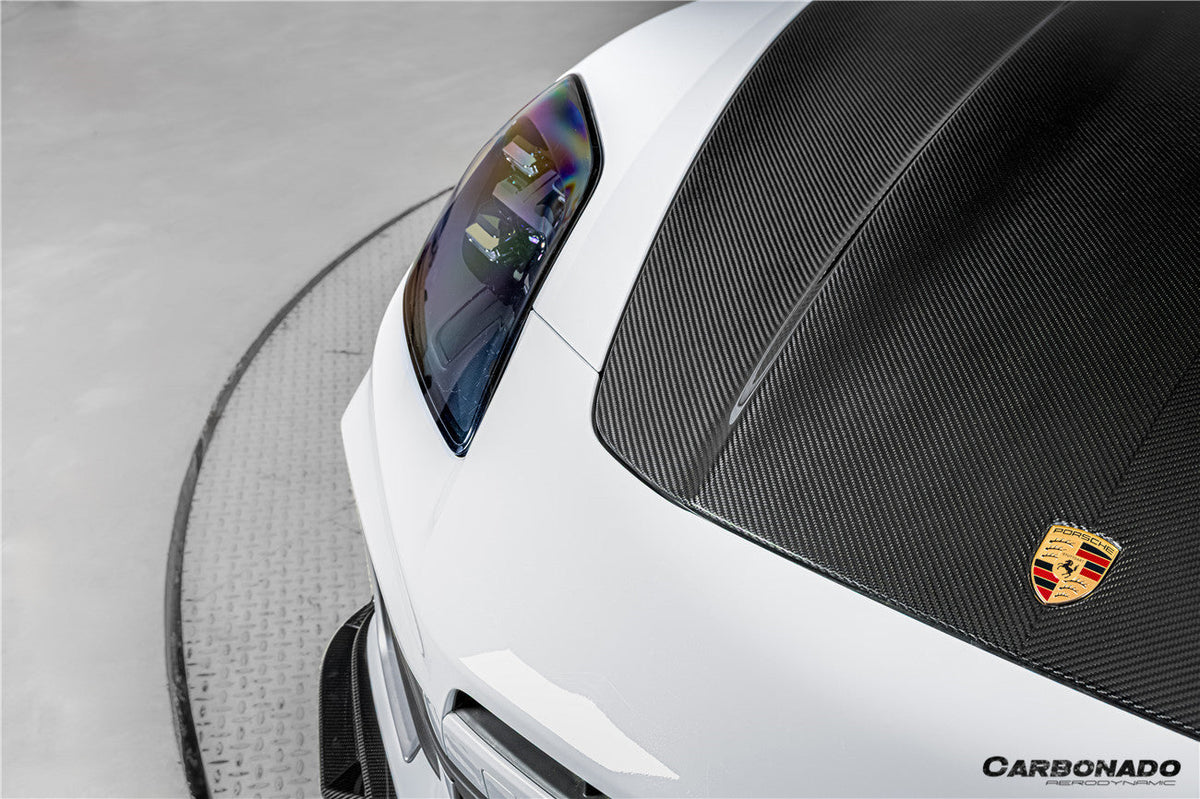 2024-UP Porsche Panamera 976  Autoclave Carbon Fiber Hood Carbonado (TP) Fits: S, 4, 4S, GTS, Turbo, E-Hybrid,