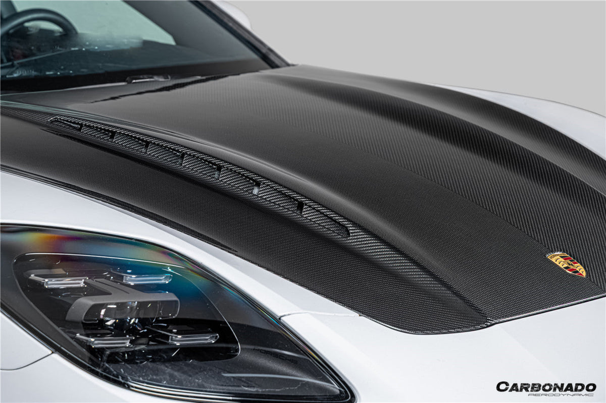 2024-UP Porsche Panamera 976  Autoclave Carbon Fiber Hood Carbonado (TP) Fits: S, 4, 4S, GTS, Turbo, E-Hybrid,