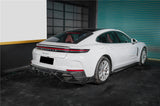 2024-2026 Porsche Panamera 976 KDA Style Autoclave Carbon Fiber Rear Diffuser Lip | Fits S, 4, 4S, E-Hybrid, 4 E-Hybrid, Sport Turismo, Turbo, Turbo s, GTS, Turbo E-Hybrid, Turbo s E-Hybrid