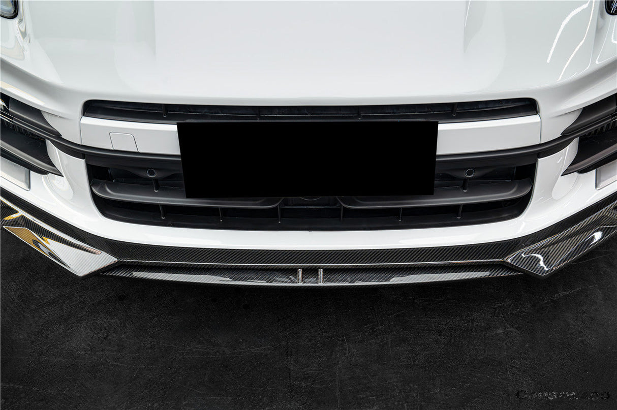 2024-2026 Porsche Panamera 976 KDA Style Autoclave Carbon Fiber Front Lip | Turbo, Turbo s, GTS, Turbo E-Hybrid, Turbo s E-Hybrid