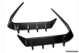 2024-UP BMW X6 G06 AD Style Autoclave Carbon Fiber Front Bumper Air Inlet Vent Trims
