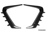 2024-UP BMW X6 G06 AD Style Autoclave Carbon Fiber Front Bumper Air Inlet Vent Trims