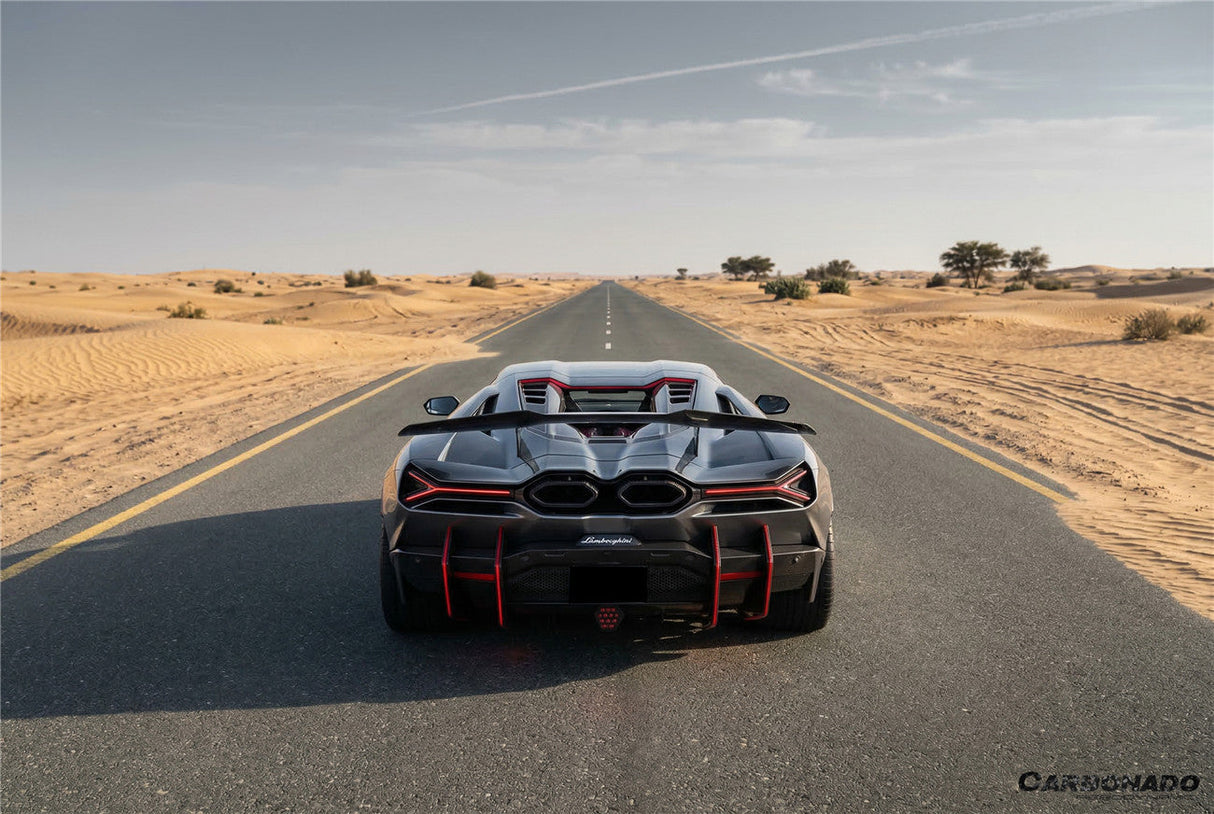 2024-UP Lamborghini Revuelto BK Style Autoclave Carbon Fiber Trunk Wing Spoiler