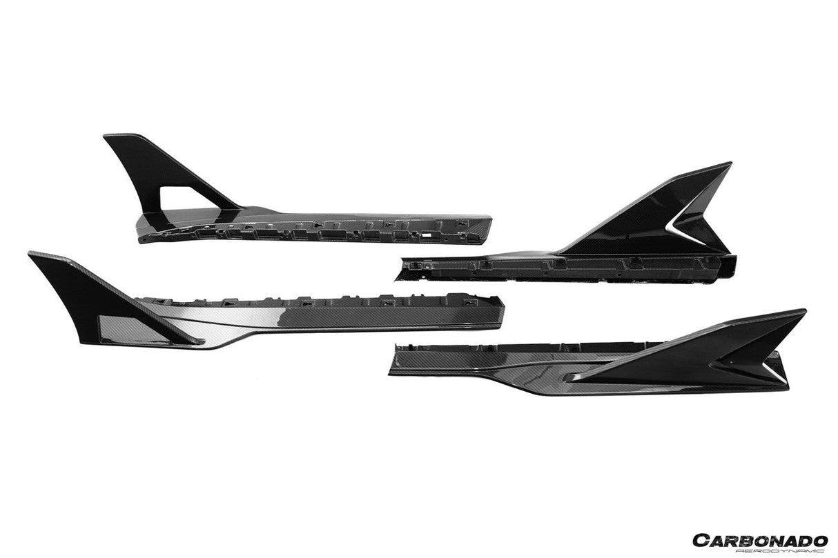 2024-UP Lamborghini Revuelto BK Style Autoclave Carbon Fiber Side Skirts