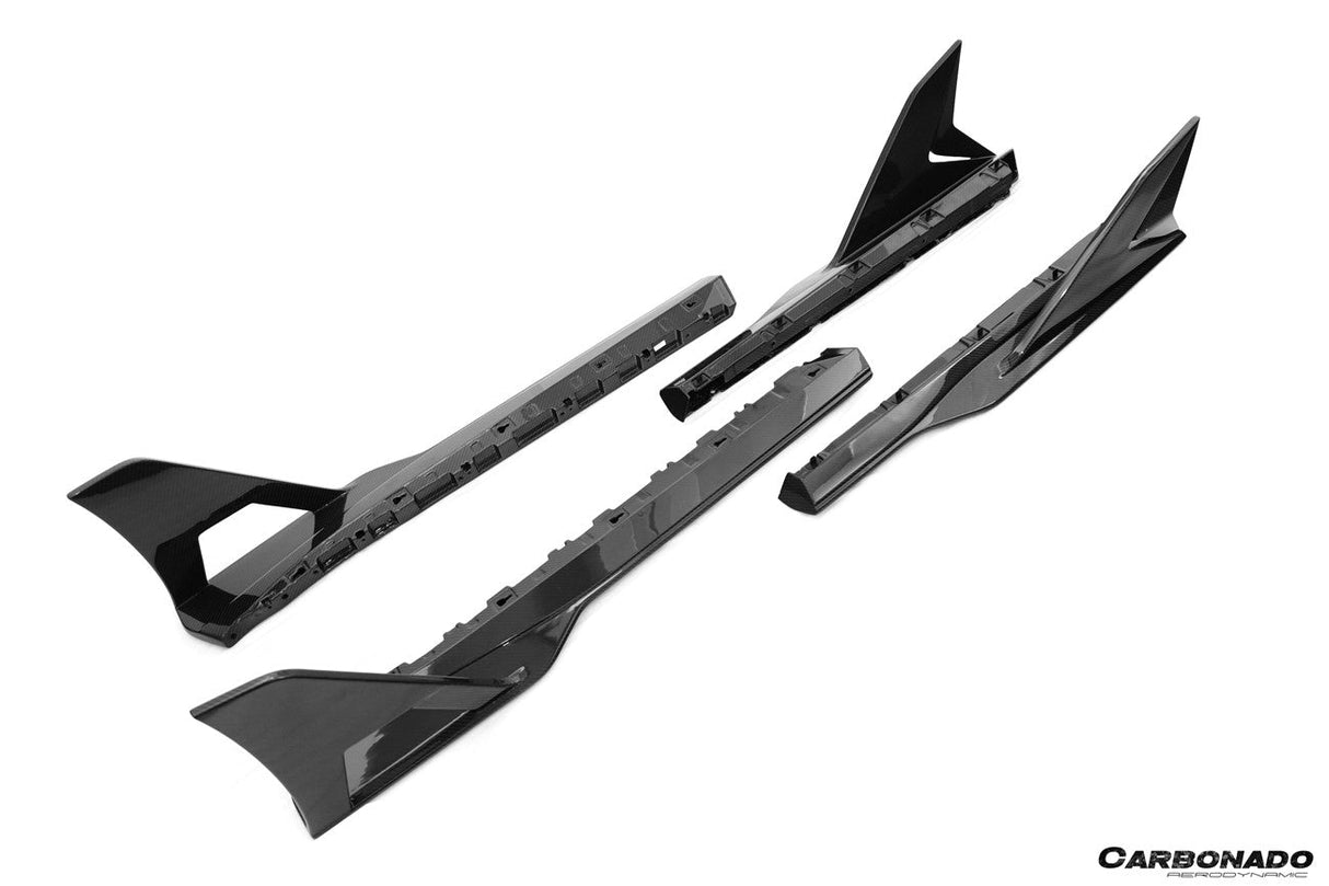 2024-UP Lamborghini Revuelto BK Style Autoclave Carbon Fiber Side Skirts