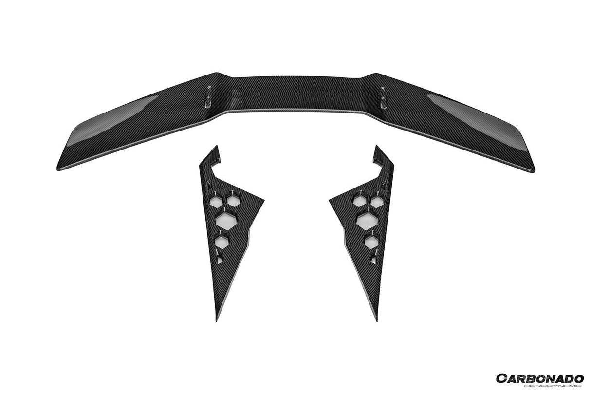 2024-UP Lamborghini Revuelto BK Style Autoclave Carbon Fiber Trunk Wing Spoiler