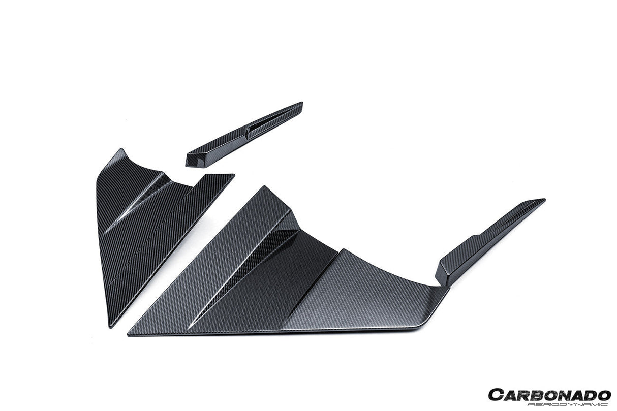 2024-UP Lamborghini Revuelto MSY Style Autoclave Carbon Fiber Side Skirts Canards