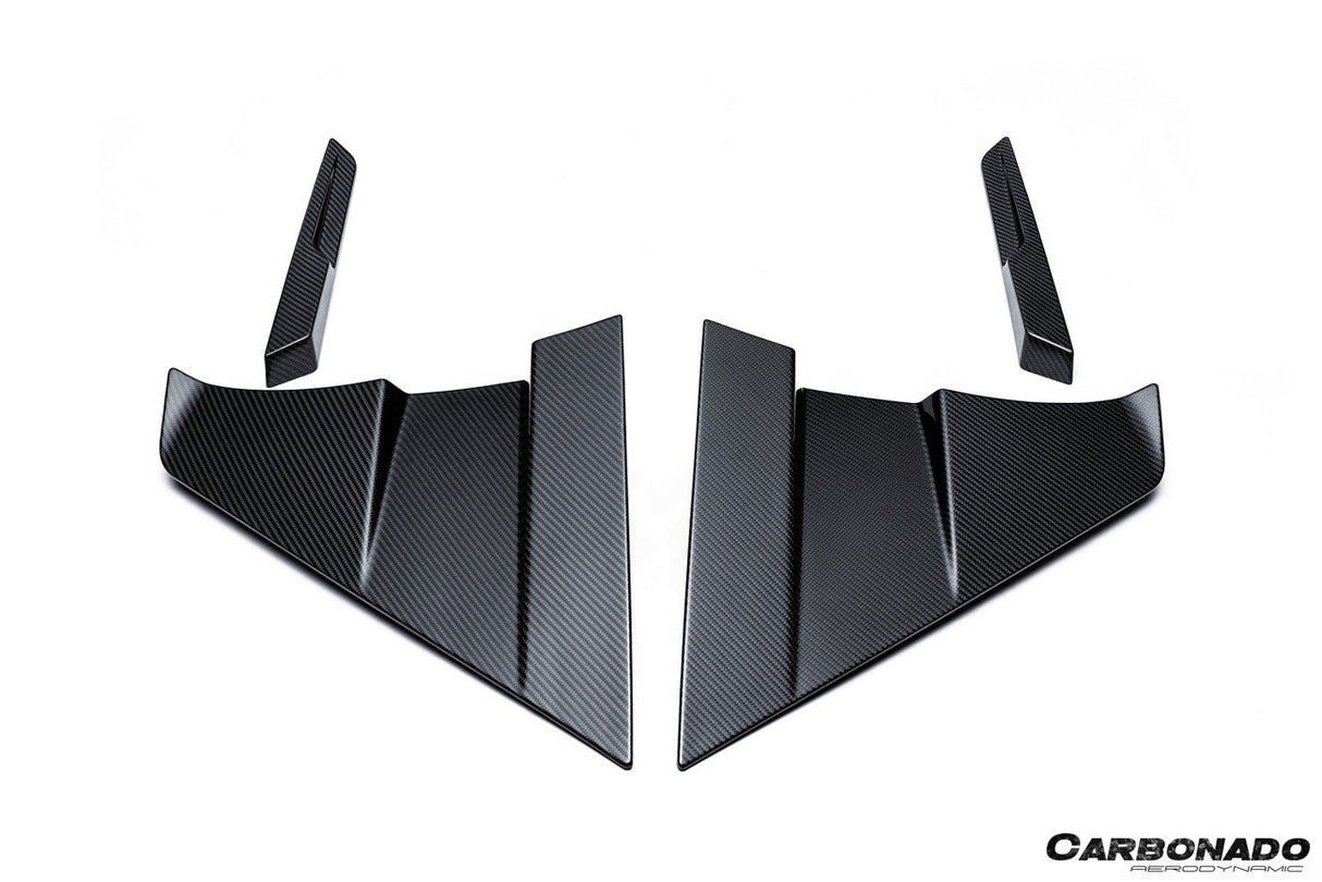 2024-UP Lamborghini Revuelto MSY Style Autoclave Carbon Fiber Side Skirts Canards