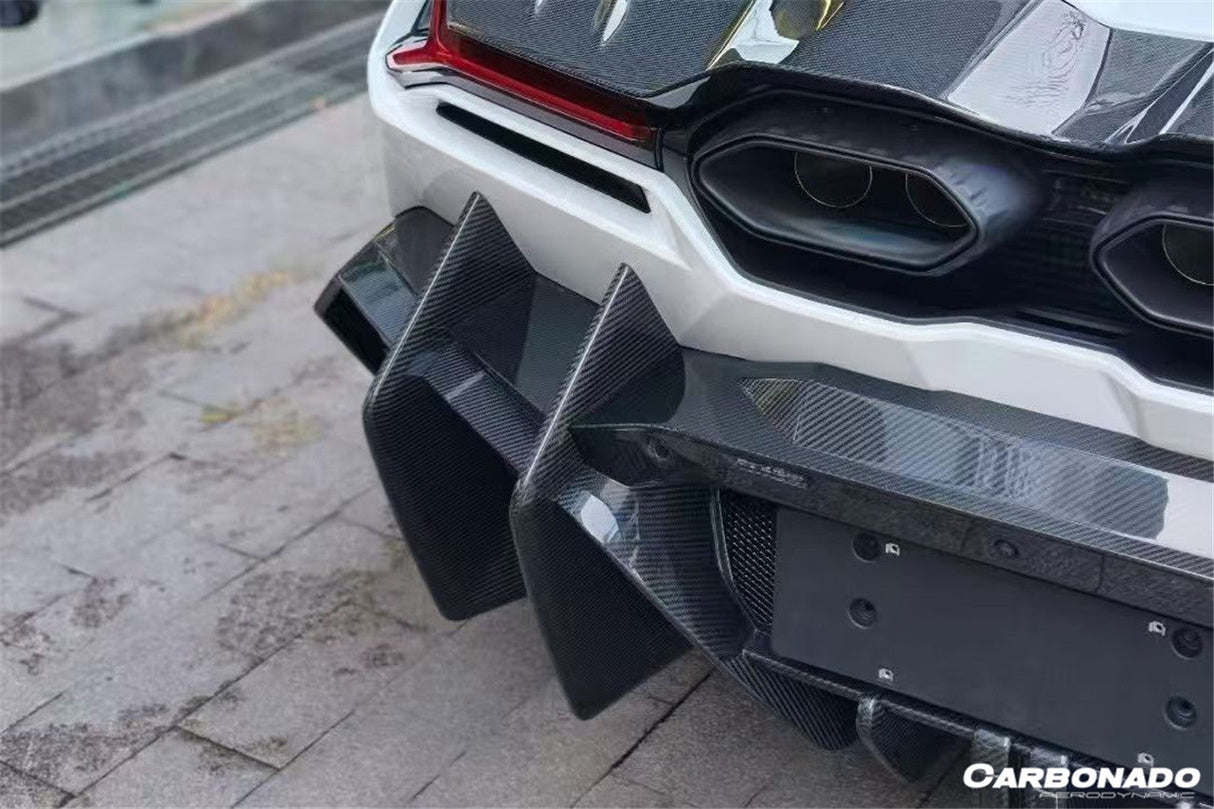 2024-UP Lamborghini Revuelto MSY Style Autoclave Carbon Fiber Rear Diffuser Lip