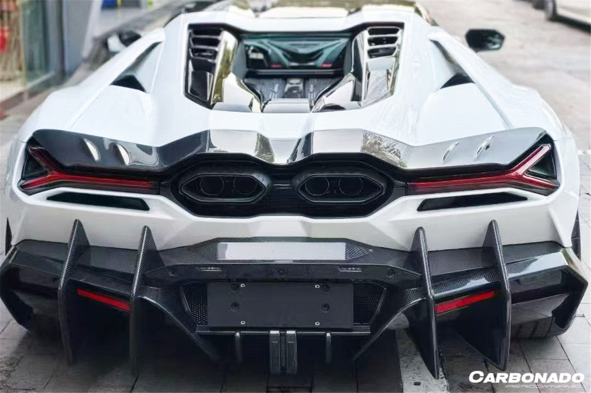 2024-UP Lamborghini Revuelto MSY Style Autoclave Carbon Fiber Rear Diffuser Lip
