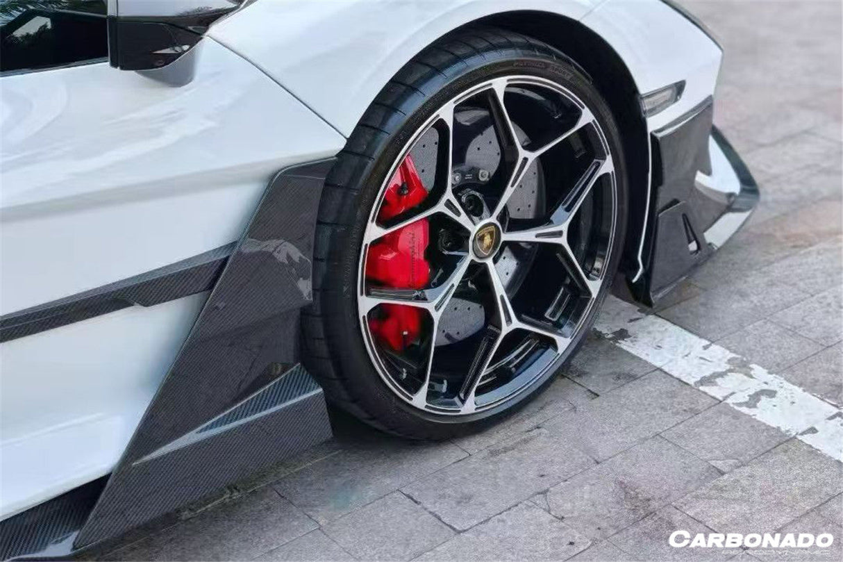 2024-UP Lamborghini Revuelto MSY Style Autoclave Carbon Fiber Side Skirts Canards