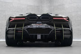 2024-UP Lamborghini Revuelto MSY Style Autoclave Carbon Fiber Rear Diffuser Lip