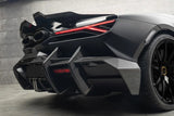2024-UP Lamborghini Revuelto MSY Style Autoclave Carbon Fiber Rear Diffuser Lip