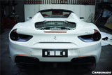 2015-2019 Ferrari Autoclave Carbon Fiber Engine Hood With Glass Carbonado (CPO) | Fits: 488 Spider, 488 Pista Spider
