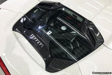 2015-2019 Ferrari Autoclave Carbon Fiber Engine Hood With Glass Carbonado (CPO) | Fits: 488 Spider, 488 Pista Spider
