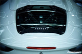 2015-2019 Ferrari Autoclave Carbon Fiber Engine Hood With Glass Carbonado (CPO) | Fits: 488 Spider, 488 Pista Spider
