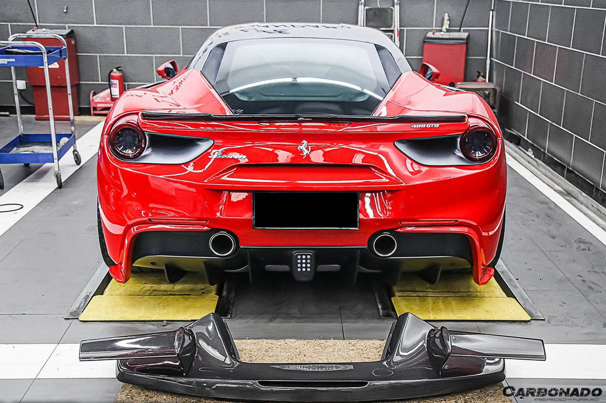 2015-2019 Ferrari 488 GTB MSY Style Trunk Wing Spoiler