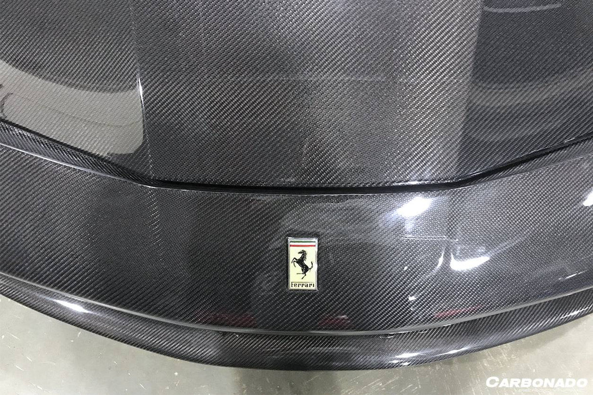 2015-2020 Ferrari 488 GTB Spider OE Style Carbon Fiber Hood