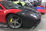 2015-2020 Ferrari 488 GTB Spider OE Style Carbon Fiber Front Bumper