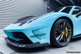 2015-2019 Ferrari 488 GTB Spider MA Style Carbon Fiber Front Bumper