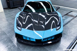 2015-2019 Ferrari 488 GTB Spider MA Style Carbon Fiber Hood