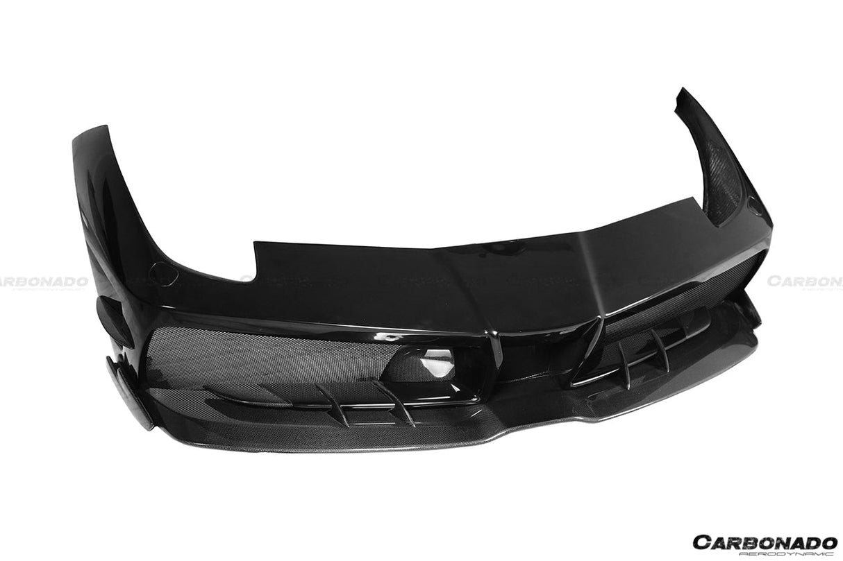 2015-2019 Ferrari 488 GTB Spider MA Style Carbon Fiber Front Bumper