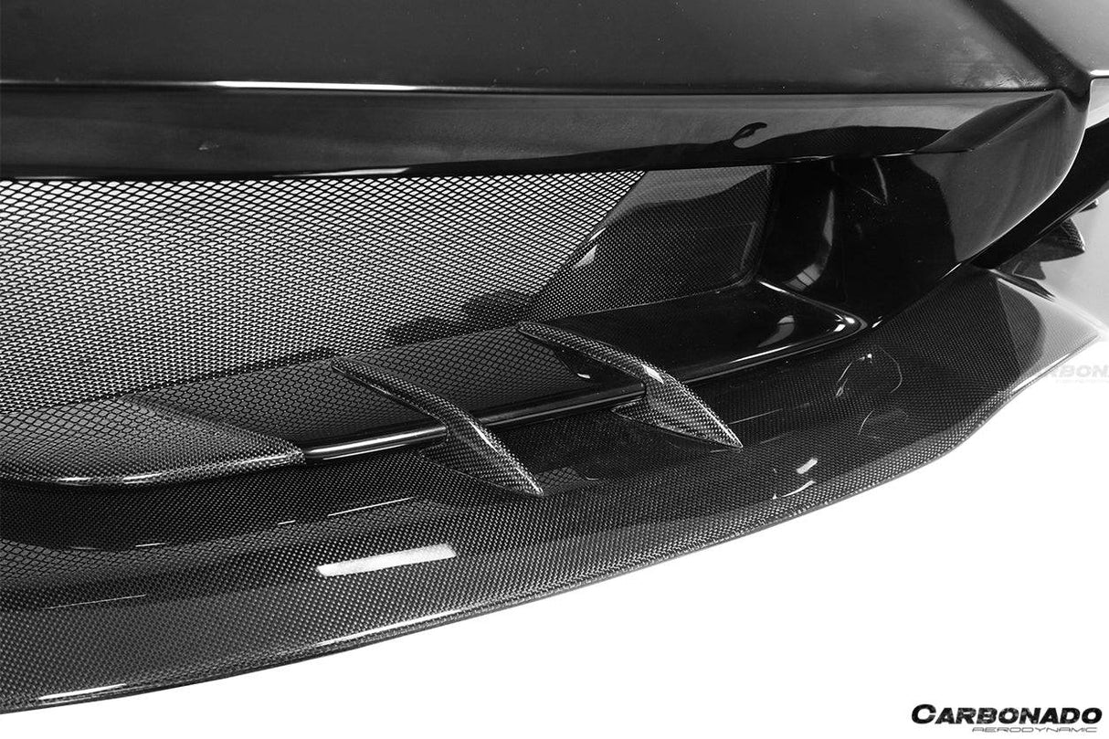 2015-2019 Ferrari 488 GTB Spider MA Style Carbon Fiber Front Bumper