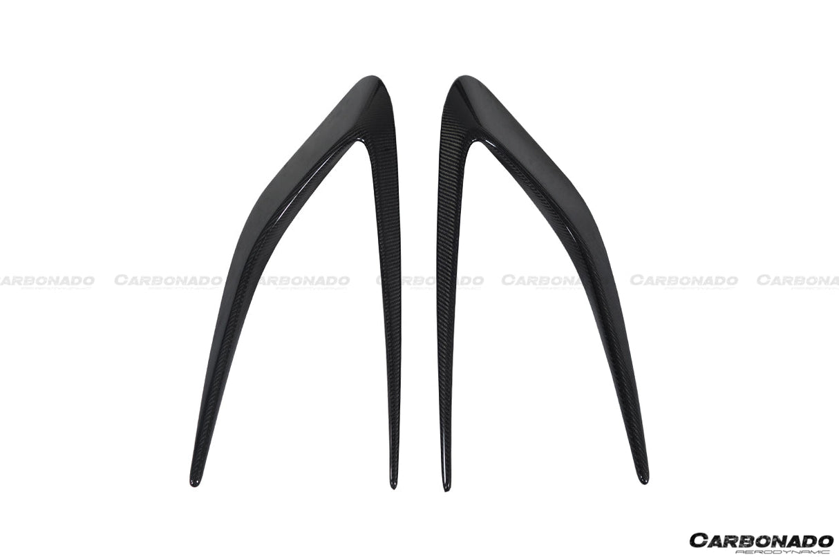 2015-2019 Ferrari 488 GTB Spider MSY Style Carbon Fiber Side Air Intake Flaps