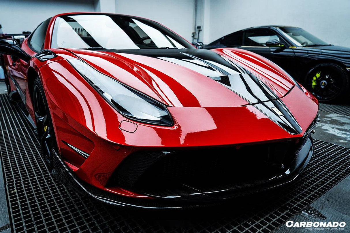 2015-2019 Ferrari 488 GTB Spider MSY Style Part Carbon Fiber Front Bumper