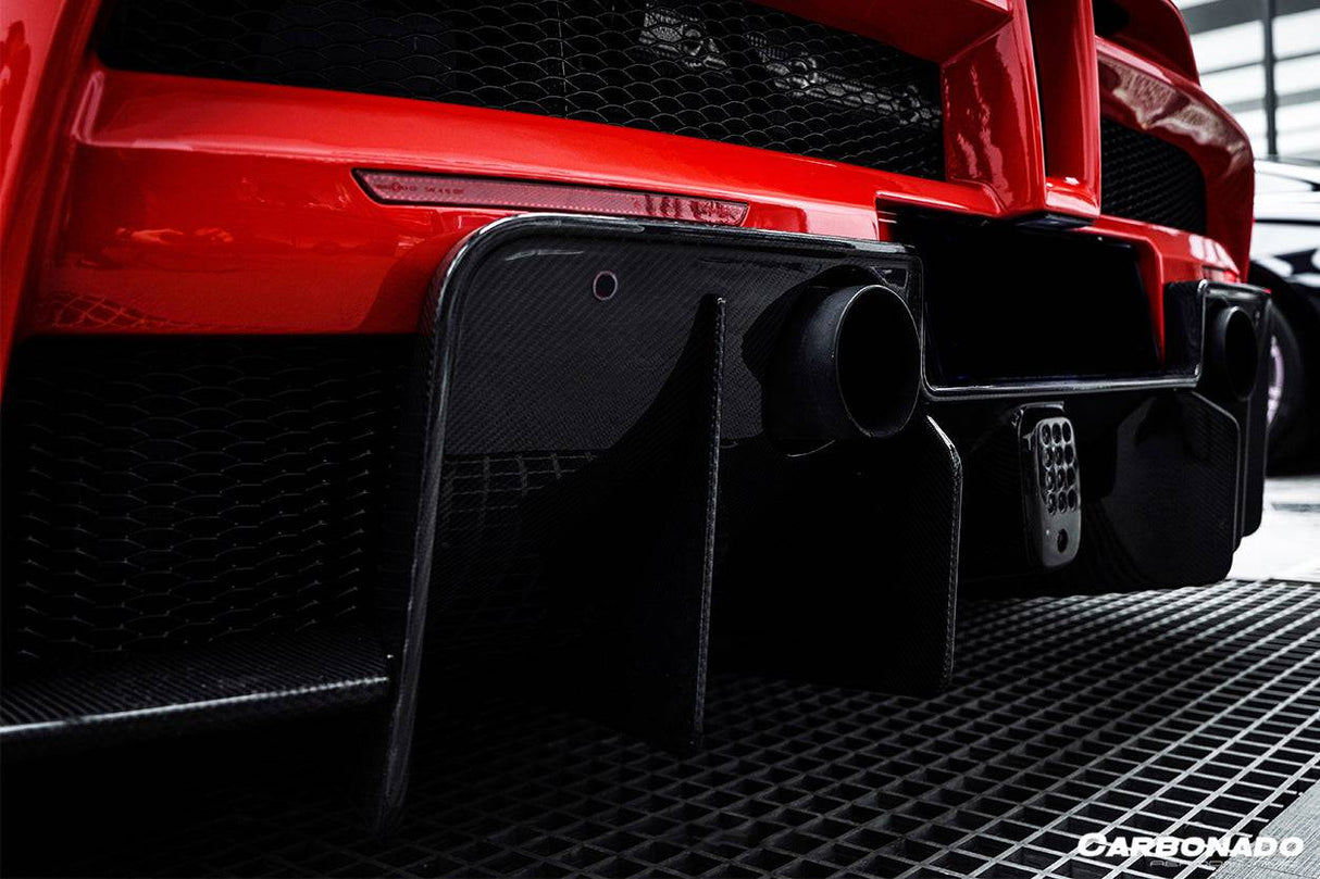 2015-2019 Ferrari 488 GTB & Spider MSY Style Part Carbon Fiber Rear Bumper