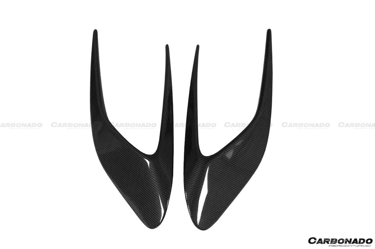 2015-2019 Ferrari 488 GTB Spider MSY Style Carbon Fiber Side Air Intake Flaps