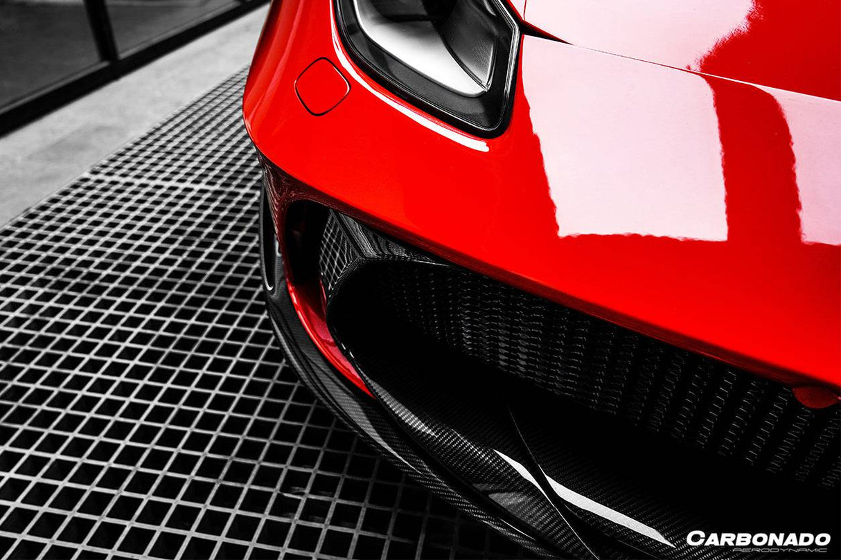 2015-2019 Ferrari 488 GTB Spider MSY Style Part Carbon Fiber Front Bumper